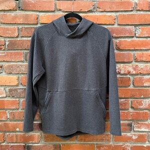 Men’s Lululemon At Ease Hoodie Heathered Black Size Small